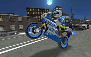 City Police MotorBike 3D Sim - Screenshot 2