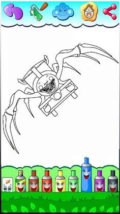 Choo Choo Charles Coloring - Screenshot 1