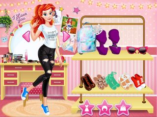 Princess College Dress up Game - Screenshot 2