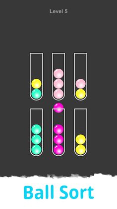 Ball Sort - Calm Sorting - Screenshot 1