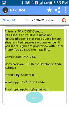 Pak Dice - Screenshot 4