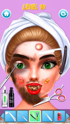 ASMR Doctor Games Makeup Salon - Screenshot 1