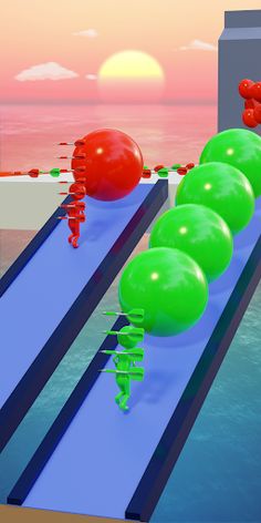 Balloon Popping Race - Screenshot 2