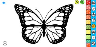 Glitter Butterfly Coloring - Screenshot 2
