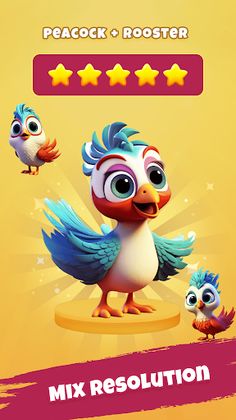 AI Mix Birds Game - Bird Marge - Screenshot 1