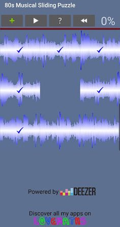 80s Musical Sliding Puzzle - Screenshot 1