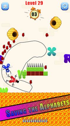 Save the Alphabets Draw Puzzle - Screenshot 1