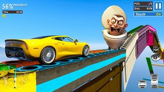 Toilet Monster Stunt Car Games - Screenshot 2