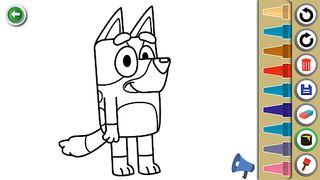 Bluey Bingo Coloring Book - Screenshot 2