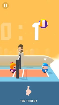 Volley Beans Fun Sports Battle - Screenshot 1