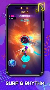 Cyber Surfer : Rhythm Odyssey - Screenshot 1