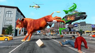 Angry Wild Bull Attack Game 3d - Screenshot 1