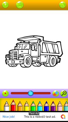 Container Trucks : Coloring - Screenshot 4