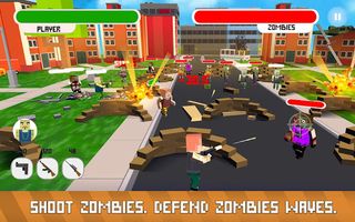 Blocky Shooter: Zombie Surviva - Screenshot 2