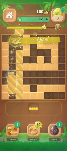 Block Puzzle Wood Classic Game - Screenshot 1