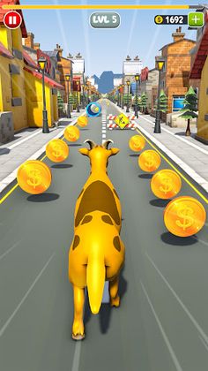 Goat Running Games: Fun Race - Screenshot 1