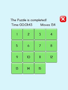 New Slide Puzzle - Screenshot 3