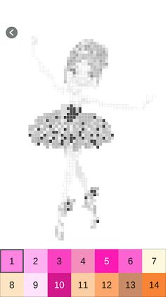 Ballerina Pixel Art - Screenshot 3