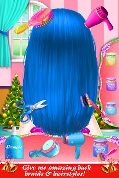 Christmas Girls Braided Salon - Screenshot 1