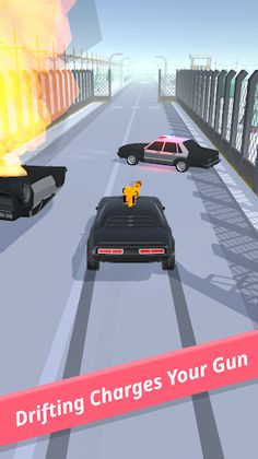 Battle Car - Police Escape - Screenshot 1