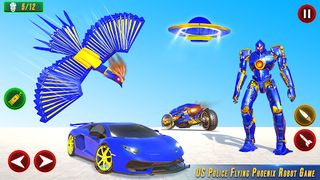 Flying Phoenix Robot Bike Game - Screenshot 3