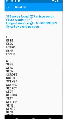 Boggle Practice - Screenshot 2