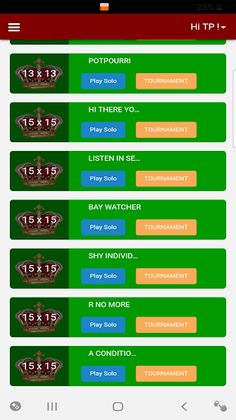 Daily Tournament Crossword - Screenshot 4