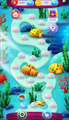 Bubble Shooter - Ocean - Screenshot 1