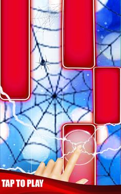 Spider Hero Man :Piano tiles - Screenshot 1