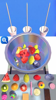 Fruit Sugar Candy Maker : ASMR - Screenshot 1