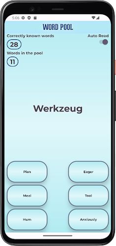 German Word Pool - Screenshot 3