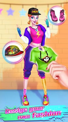 Dressup Hip Hop Girls - Screenshot 1