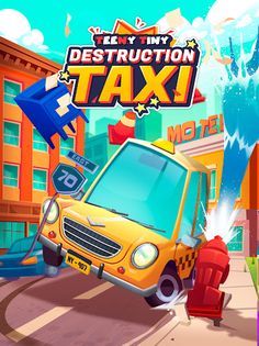 Teeny Tiny Destruction Taxi - Screenshot 4