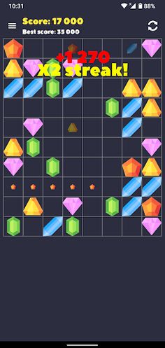 Jewels 98: Five in a row, line - Screenshot 4