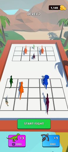 Dino Battle: 3D Merge Dinosaur - Screenshot 2