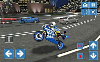 City Police MotorBike 3D Sim - Screenshot 1