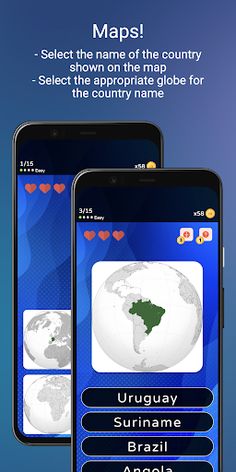 Geography Quiz - Flags & Maps - Screenshot 4