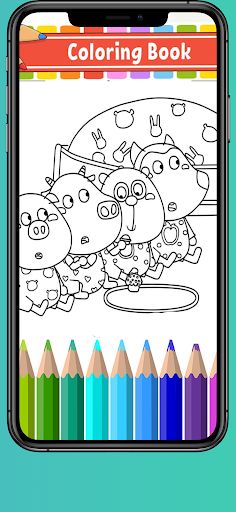 Wolfoo Coloring Book 2 - Screenshot 2