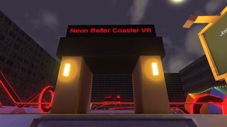 Neon Roller Coaster VR - Screenshot 1