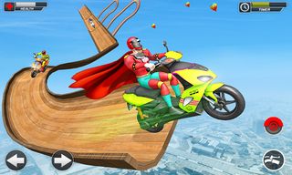 Superhero Bike Scooter Stunts - Screenshot 3