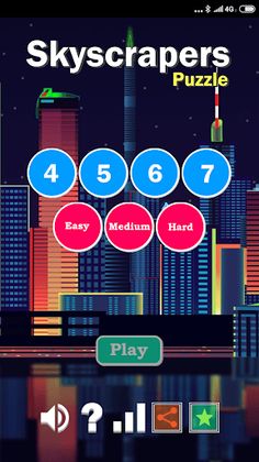Skyscrapers Puzzle - Screenshot 1
