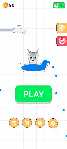 Cat Wash Water Puzzle - Screenshot 3
