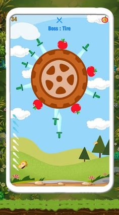 Spinning Apple Hunt - Screenshot 1