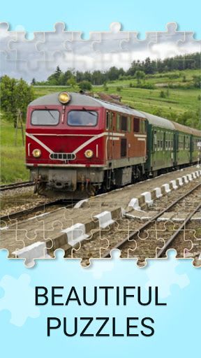 Trains jigsaw puzzles games - Screenshot 3