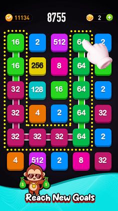 2248 Number Merge Game - Screenshot 2