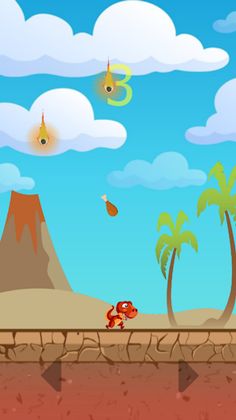 T-Rex VS Meteor - Screenshot 4