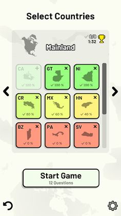 North American Countries Quiz - Screenshot 3