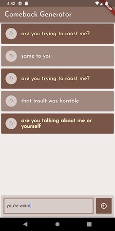 CleanComebacks - Screenshot 1