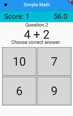 Simple Math - Screenshot 1