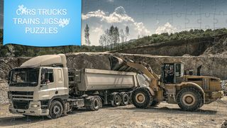Cars Truck Train Jigsaw Puzzle - Screenshot 1